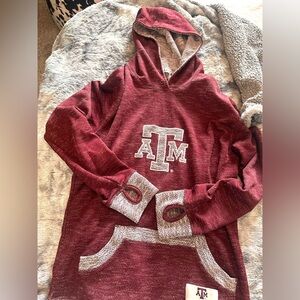 Gig em! Texas A&M Hooded Sweatshirt. Women’s Size Large. Mint Condition
